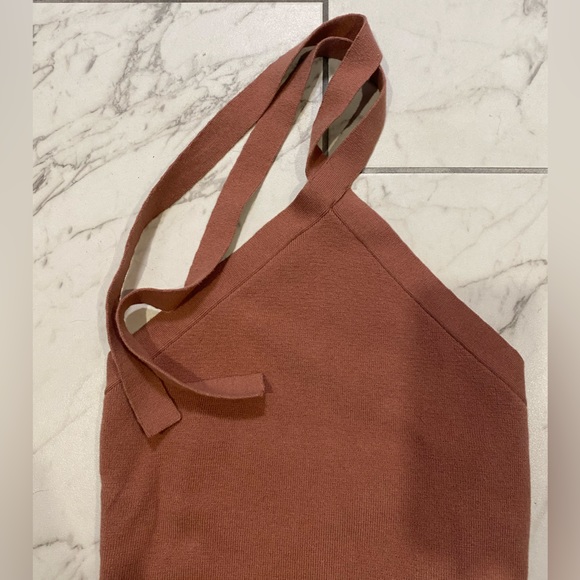 Abercrombie & Fitch | NWOT pinkish-mauve halter bodysuit. Perfect condition. - Picture 8 of 8